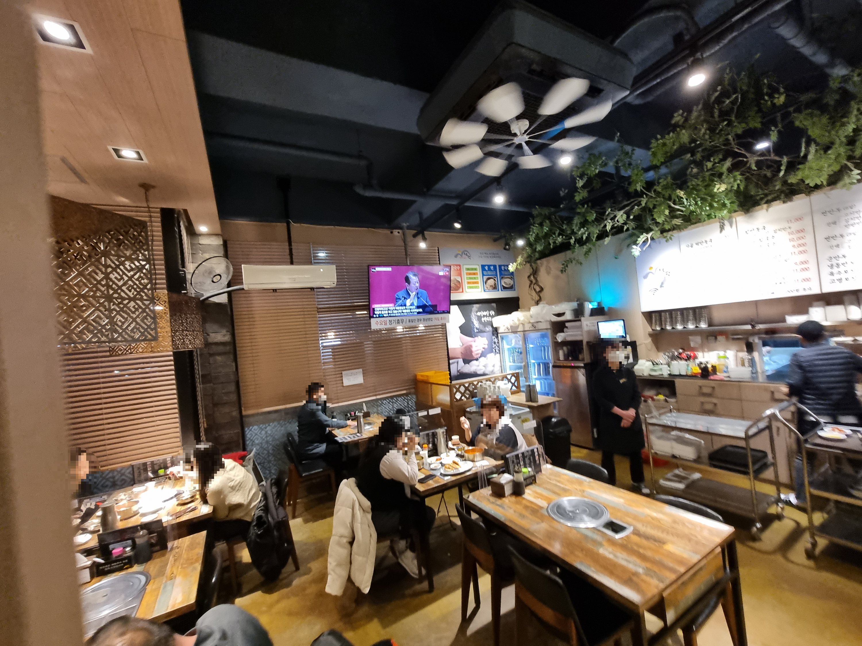 락원이북만두-내부전경