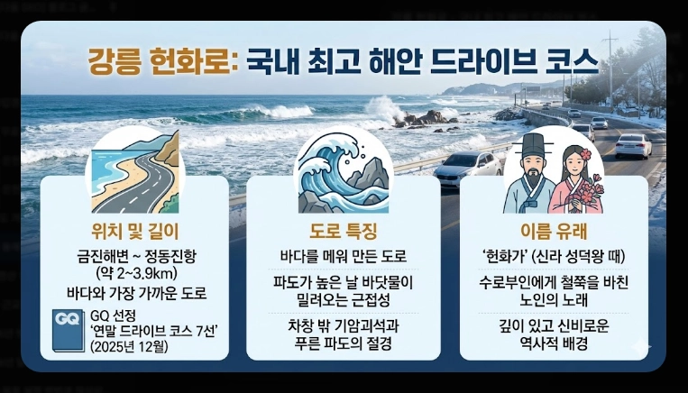 겨울 동해안 드라이브 코스 완벽 가이드
