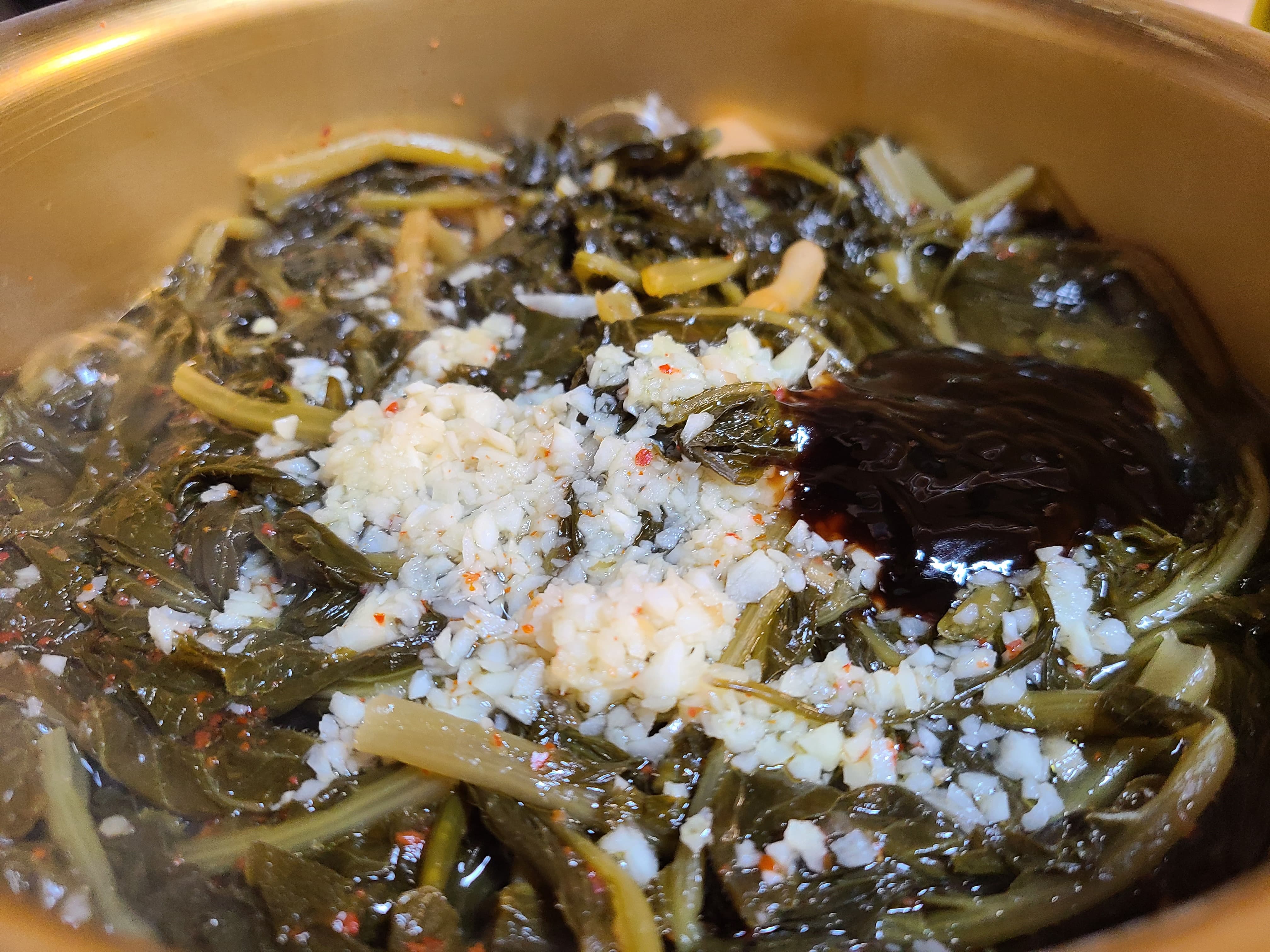 묵은지알타리김치볶음