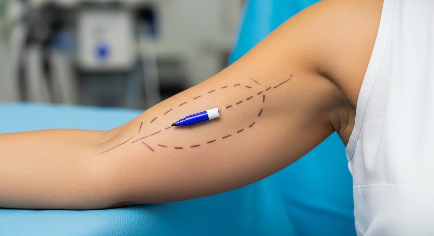 팔뚝살 지방흡입 수술 방법