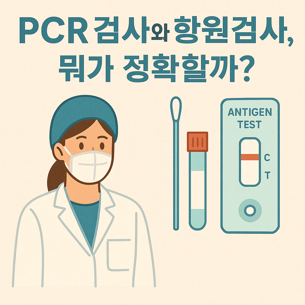 PCR검사 vs 항원검사, 정확도 차이와 올바른 선택법은?