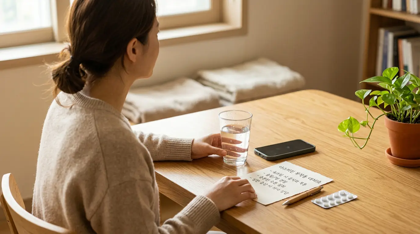 아스피린 부작용 대처