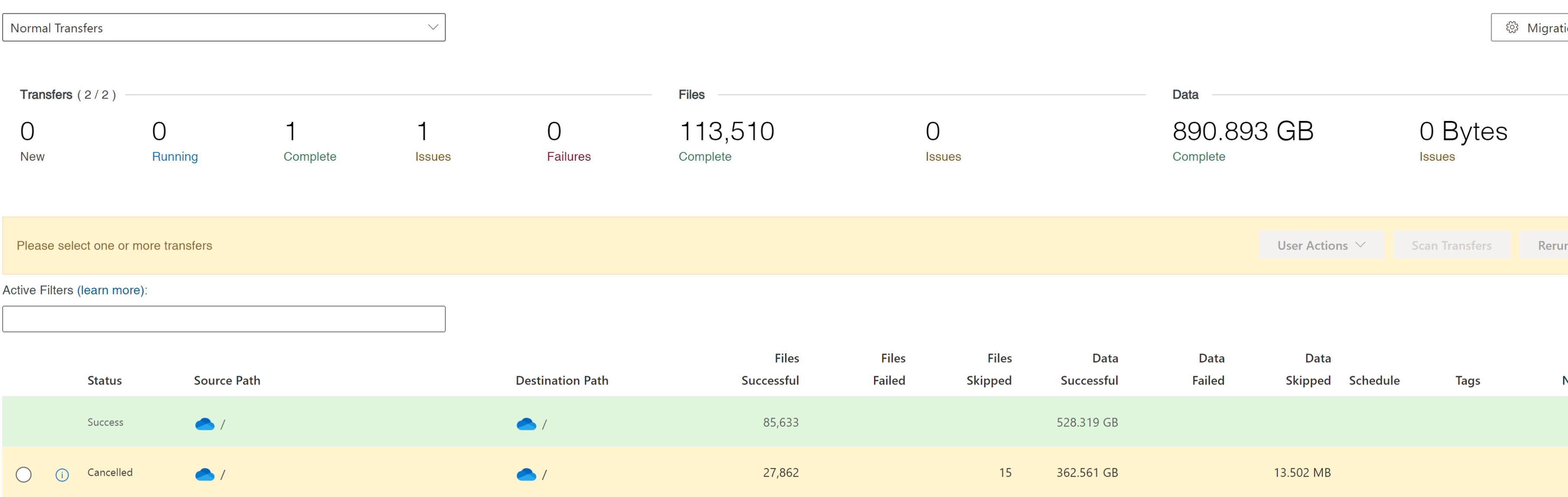 원드라이브로 전송 완성!