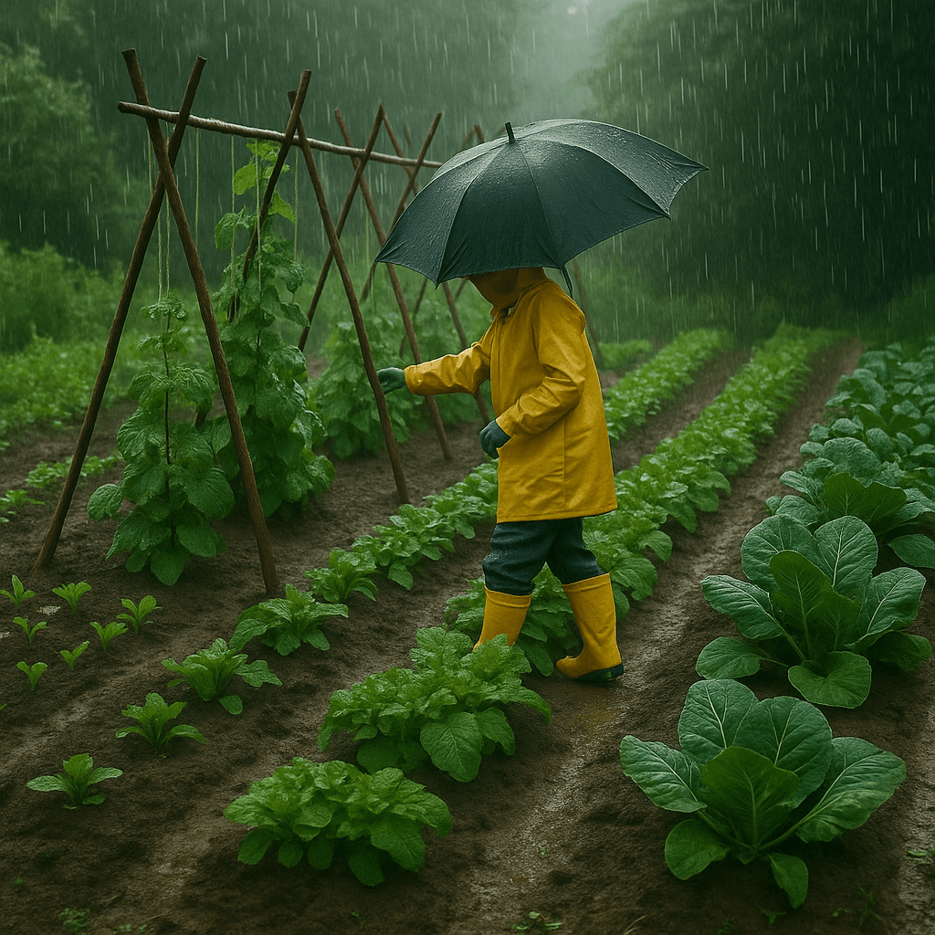 장마철 텃밭 관리