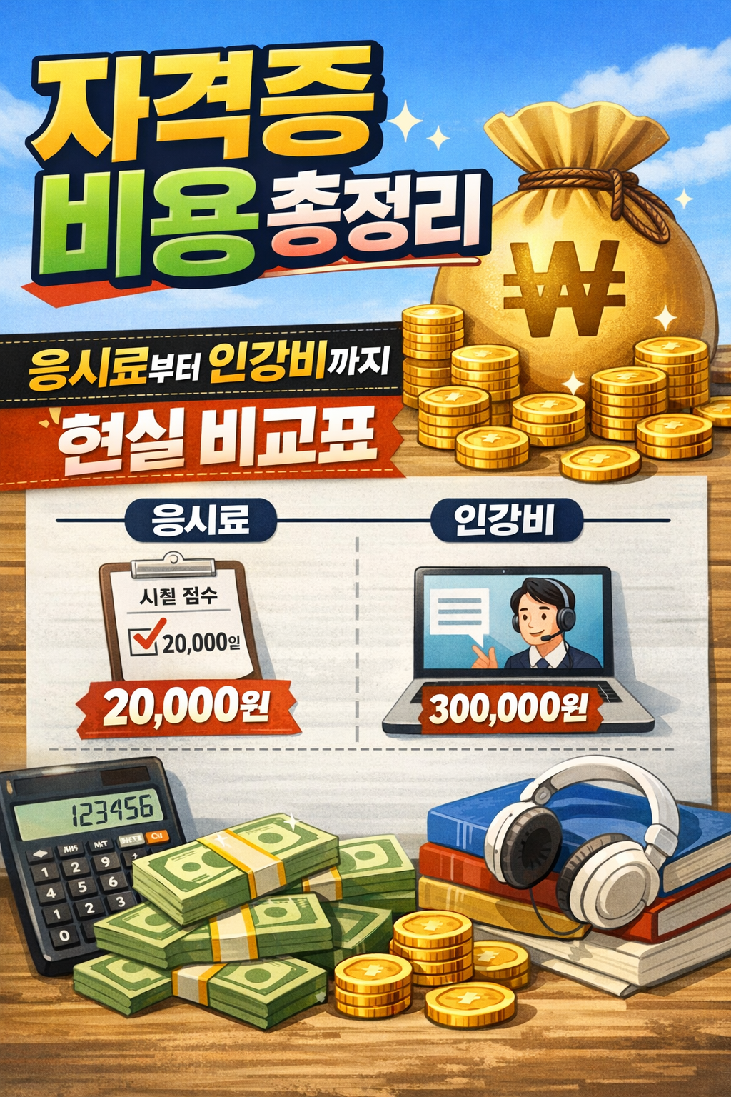 자격증 비용 총정리