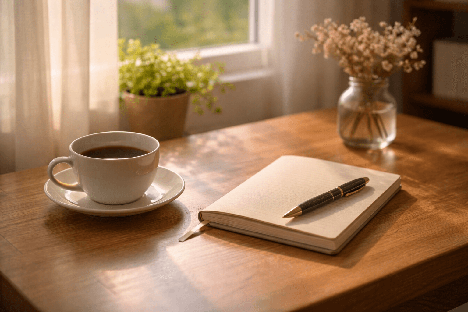 하루를 돌아보는 장면