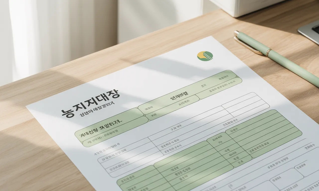 농지원부 발급받는 방법