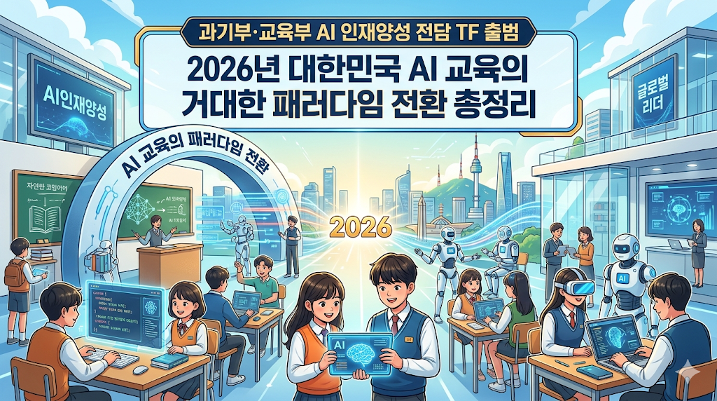 과기부&middot;교육부 AI 인재양성 전담 TF 출범: 2026년 대한민국 AI 교육의 거대한 패러다임 전환 총정리