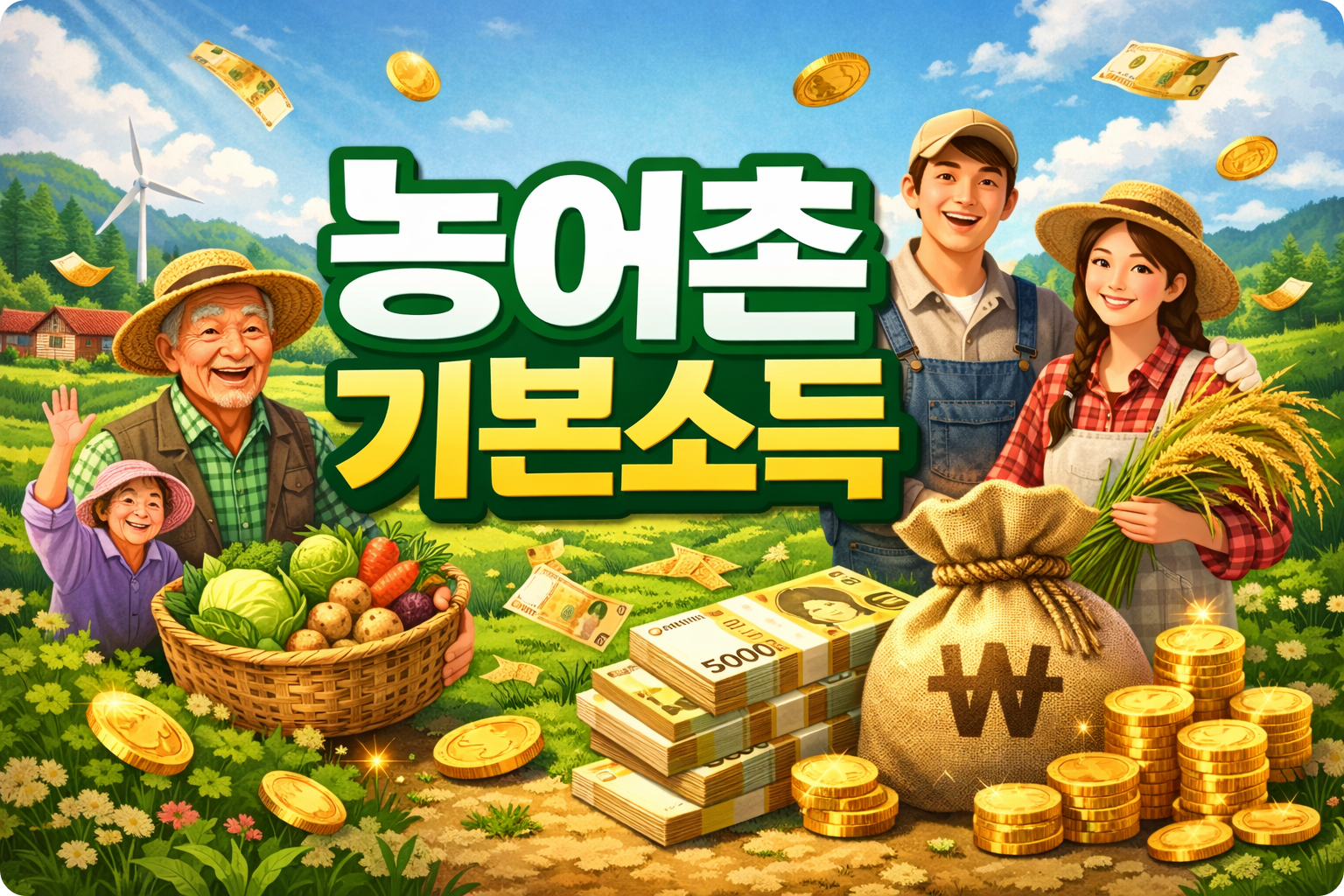 농어촌 기본소득 신청 이미지