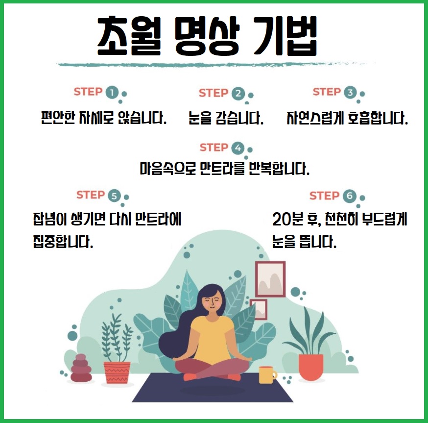 초월명상 기법 방법
