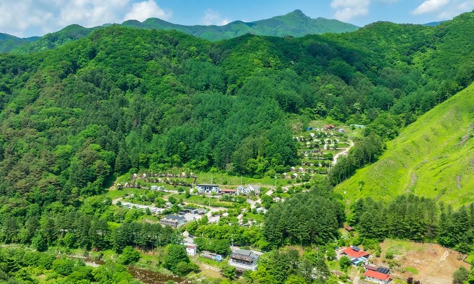 가평 명지산 카라반 글램핑장