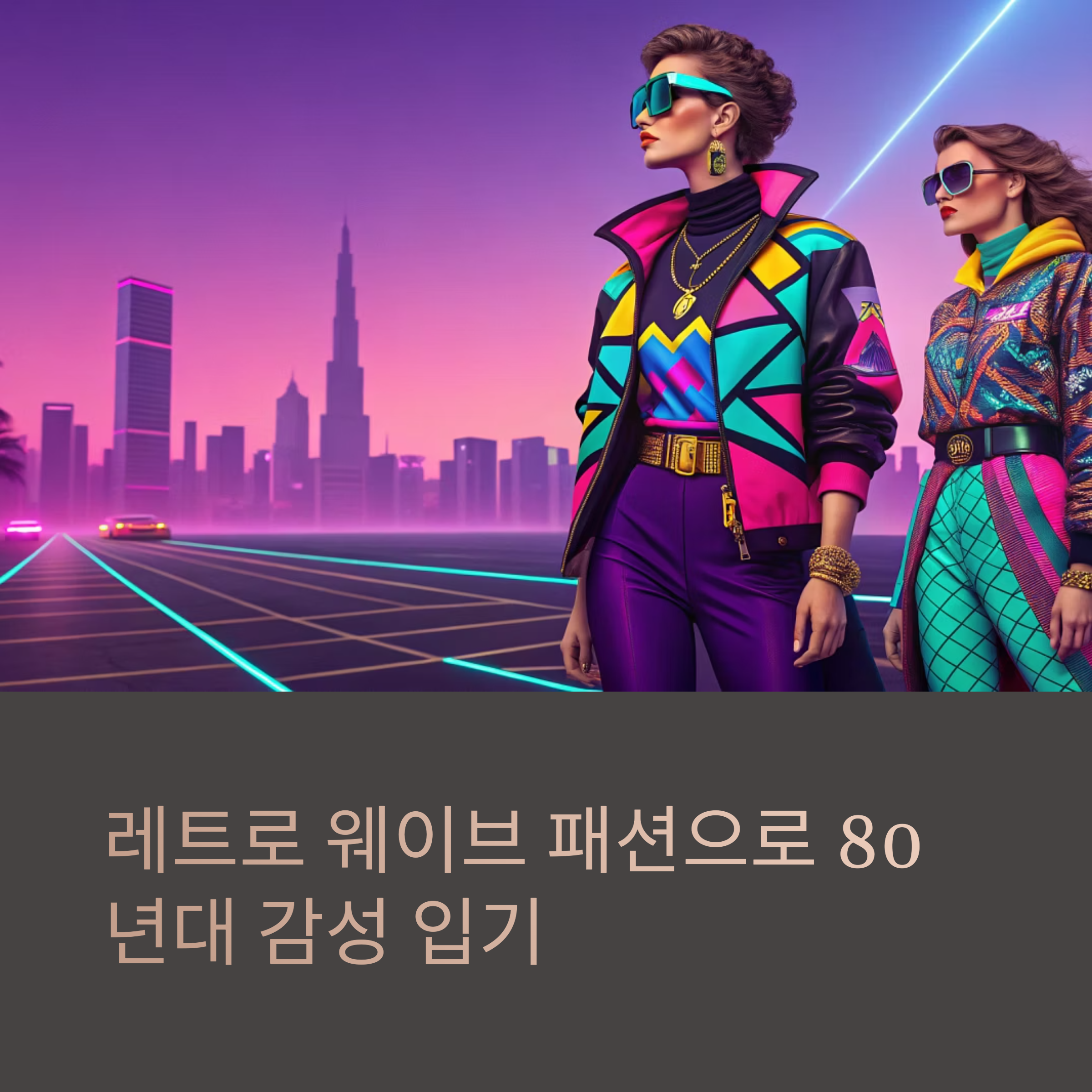 서브컬처패션으로 만나는 레트로 웨이브 – 80년대 감성을 현대적으로 입는 법