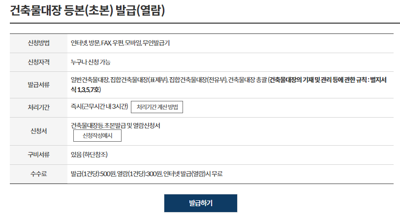 건축물대장 무료발급, 열람, 표시변경 총 정리 (2024 최신)