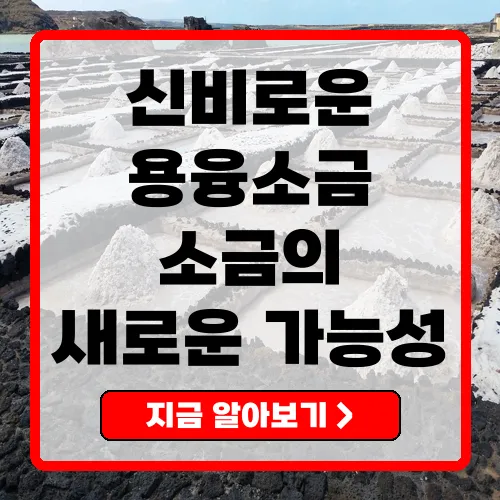 용융소금의 효능과 가격, 구매 가이드 총정리