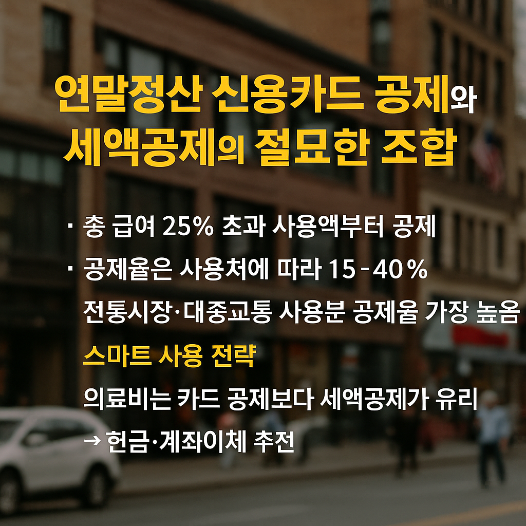 연말정산 신용카드 공제