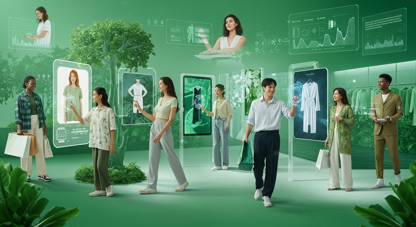 2025년 SPA 브랜드 시장의 진화: 지속 가능한 패션, 개인화된 쇼핑 경험, 그리고 옴니채널 전략이 결합된 모습을 보여주는 미래 지향적인 이미지
2025년 SPA 브랜드 시장, 격동의 파고 속 기회