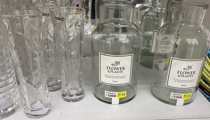 다이소2,000원화병