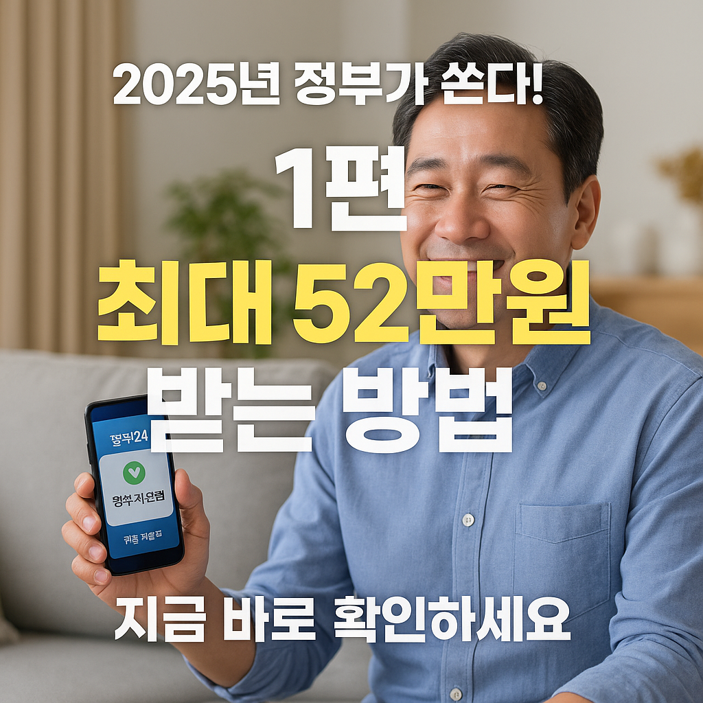 [1편] 최대 52만원 받는 방법