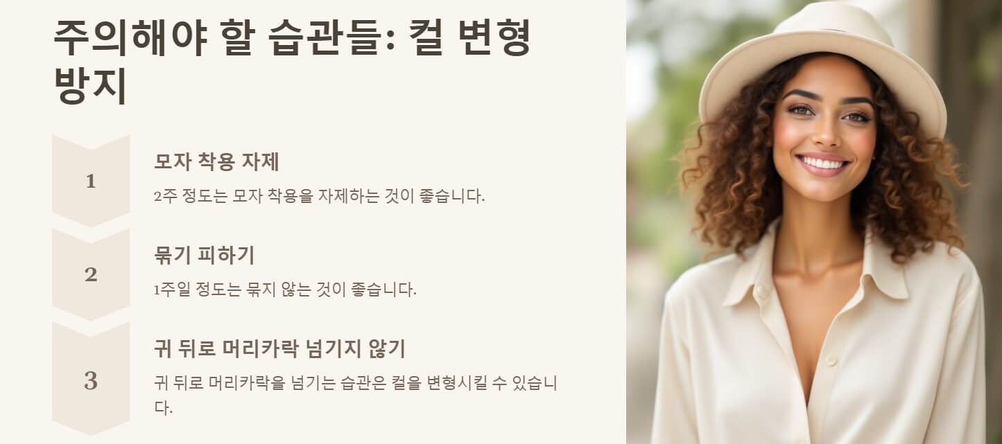 파마후 머리 감기