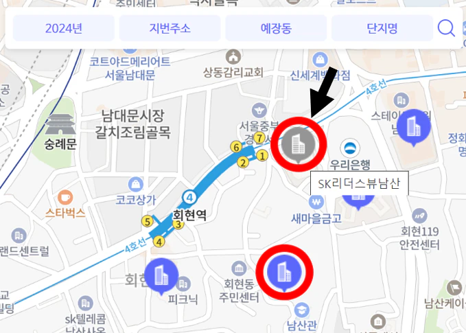 부동산 실거래가 조회 사이트 (바로가기)
