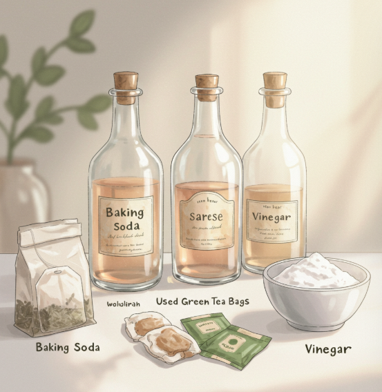 집에 있는 재료로 뚝딱 탈취법