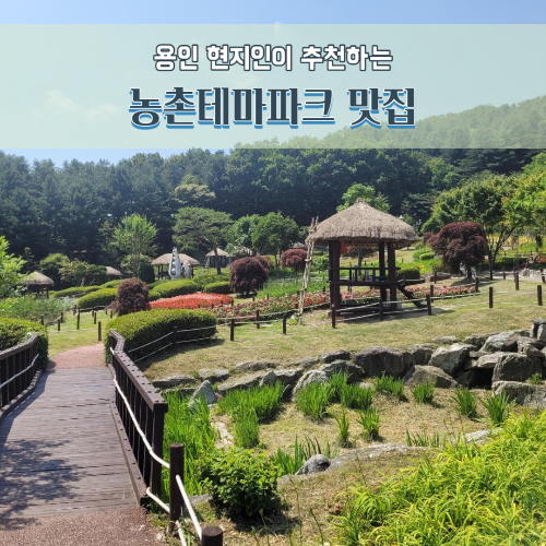 용인 현지인이 추천하는 농촌테마파크 맛집