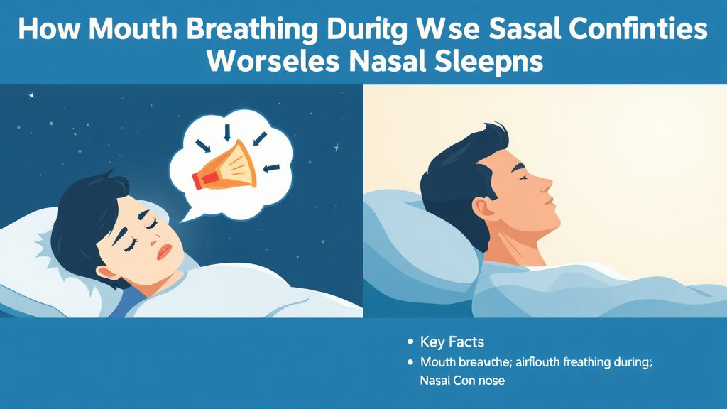 수면 중 구강호흡이 비염을 악화시키는 이유