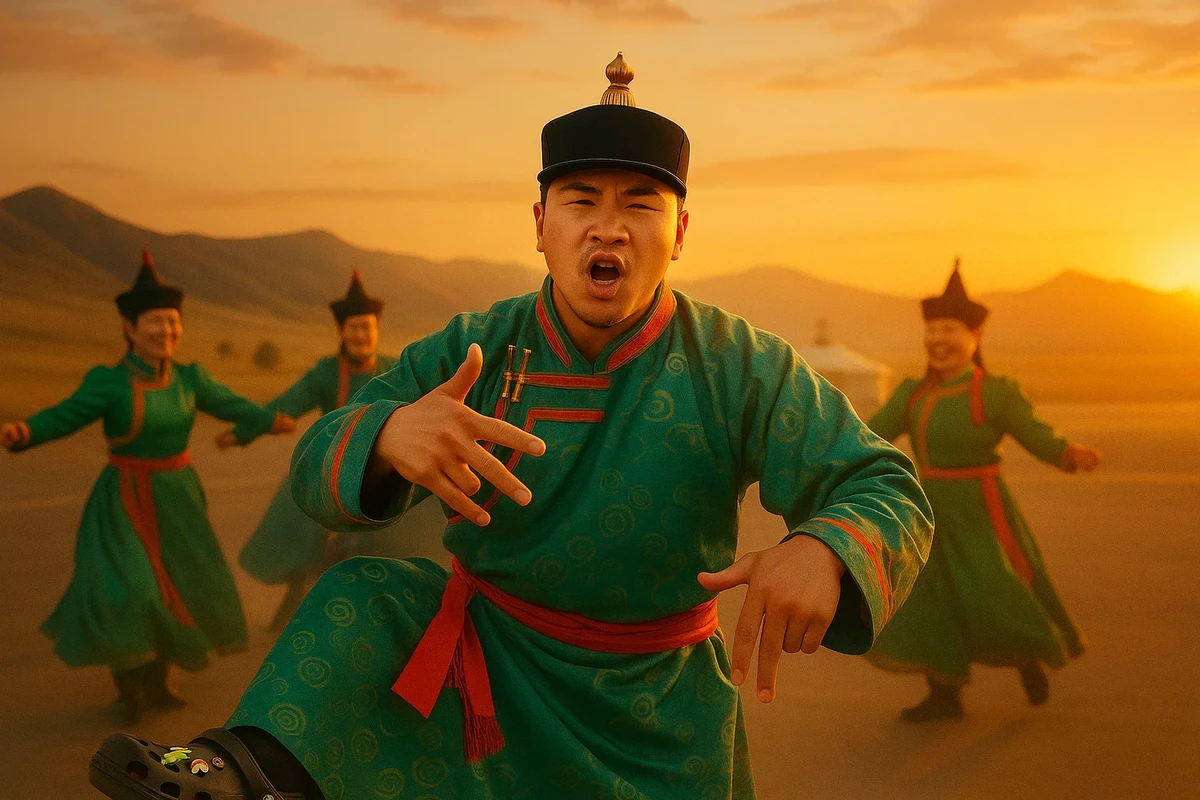 몽골 전통춤과 힙합의 만남