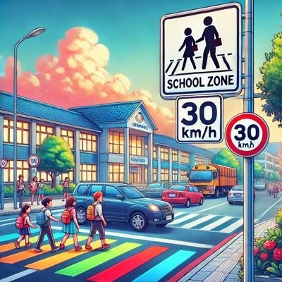 어린이보호구역(스쿨존) 안전 운전 수칙: 제한속도 변경과 과태료 정보 총정리
