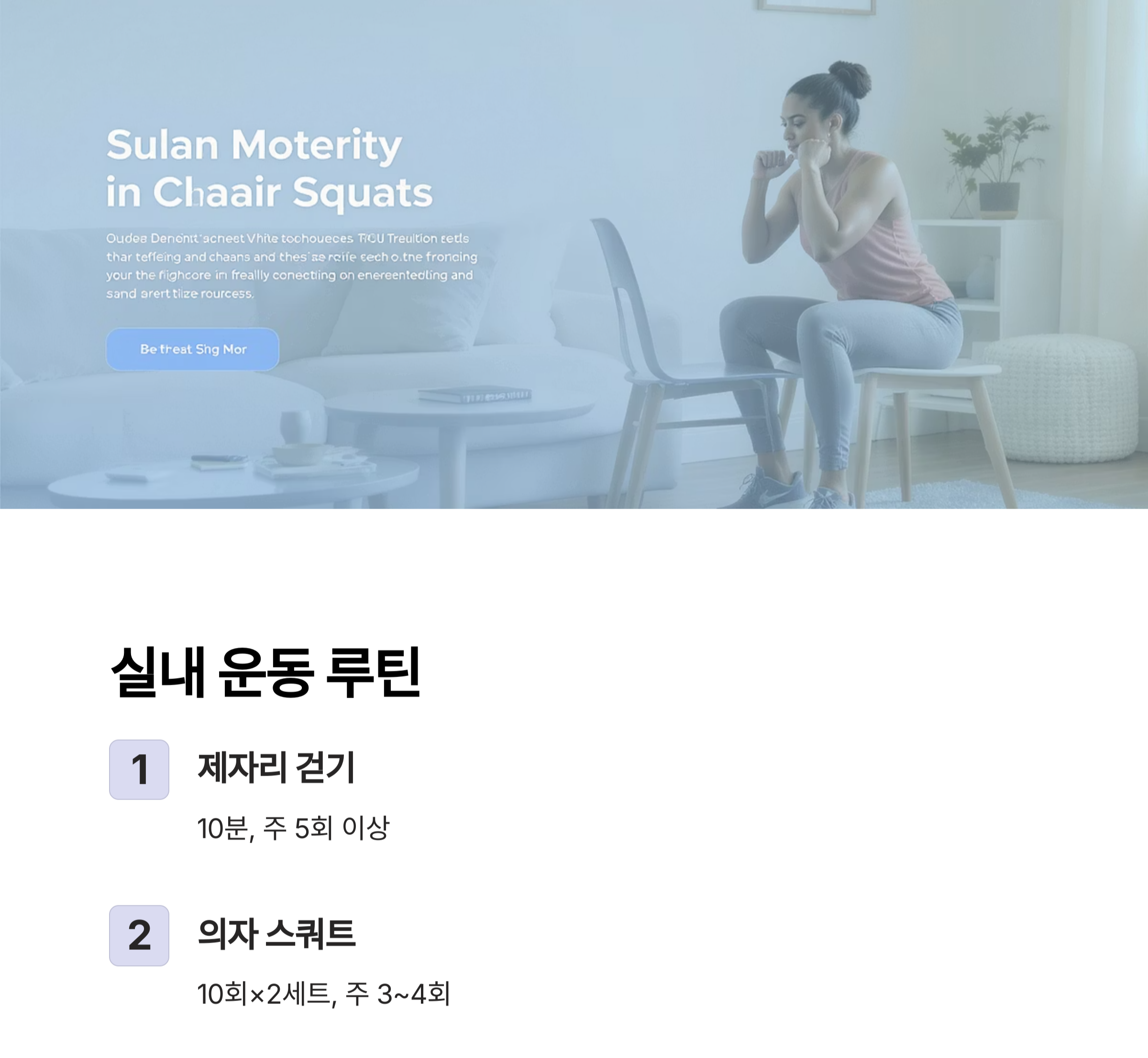 당뇨 운동법, 무리 없이 혈당 조절하는 똑똑한 습관 만들기