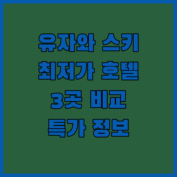 니가타 현 유자와 스키 여행 최저가