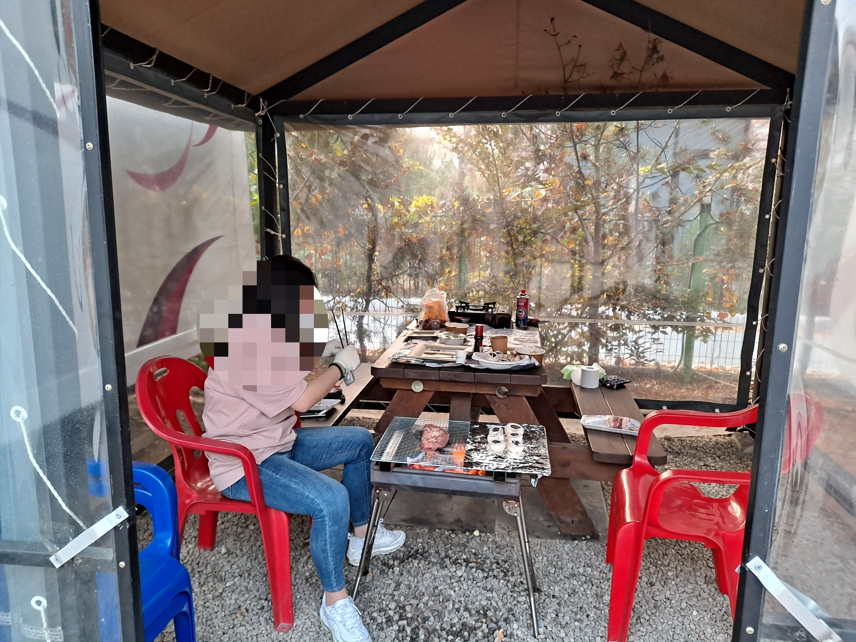 북한산-카라반-바베큐-존
