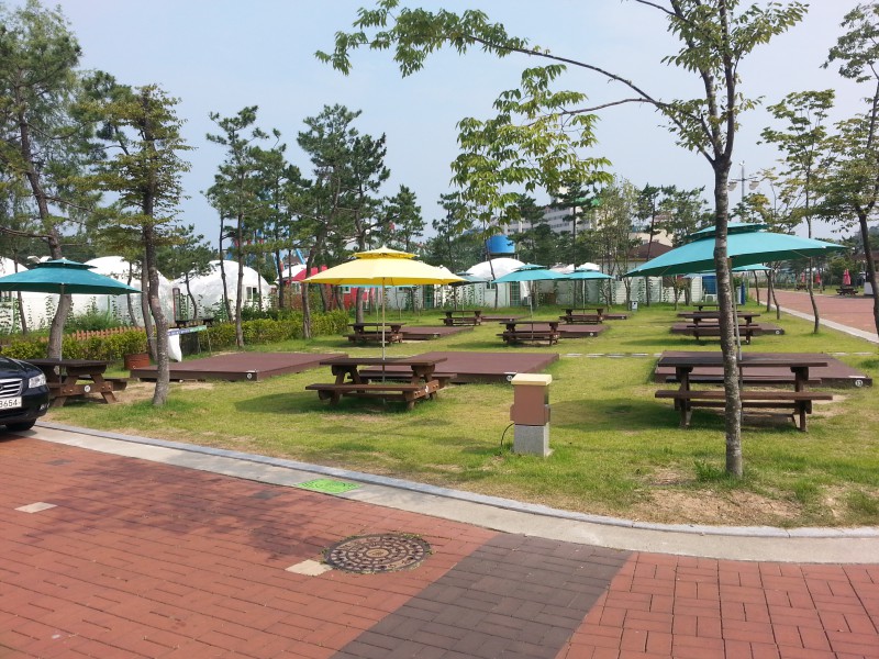 속초해변 국민여가 캠핑장