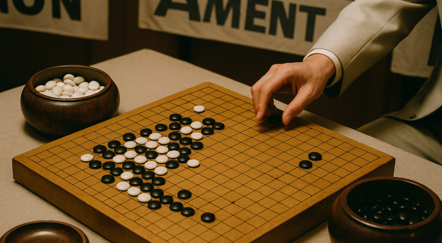 바둑대국 이미지