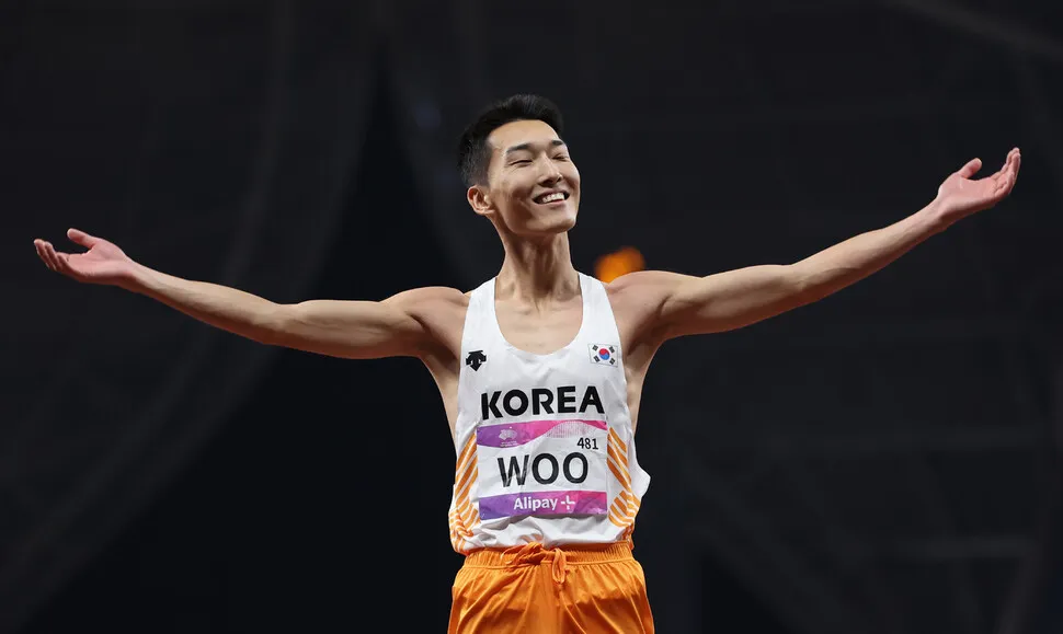 높이뛰기 우상혁