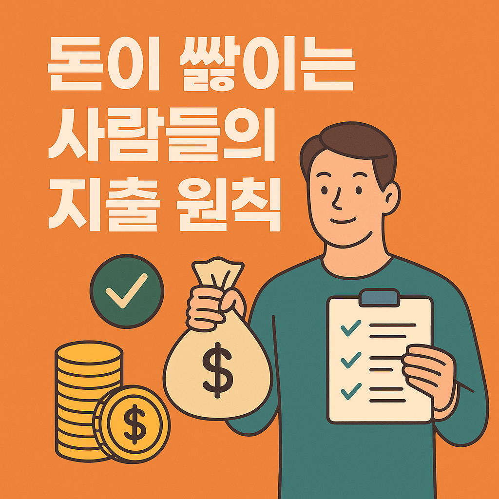 돈이 쌓이는 사람들의 지출 원칙