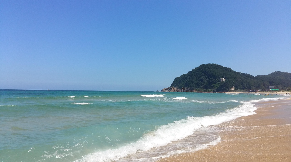 고성 화진포 해수욕장 사진