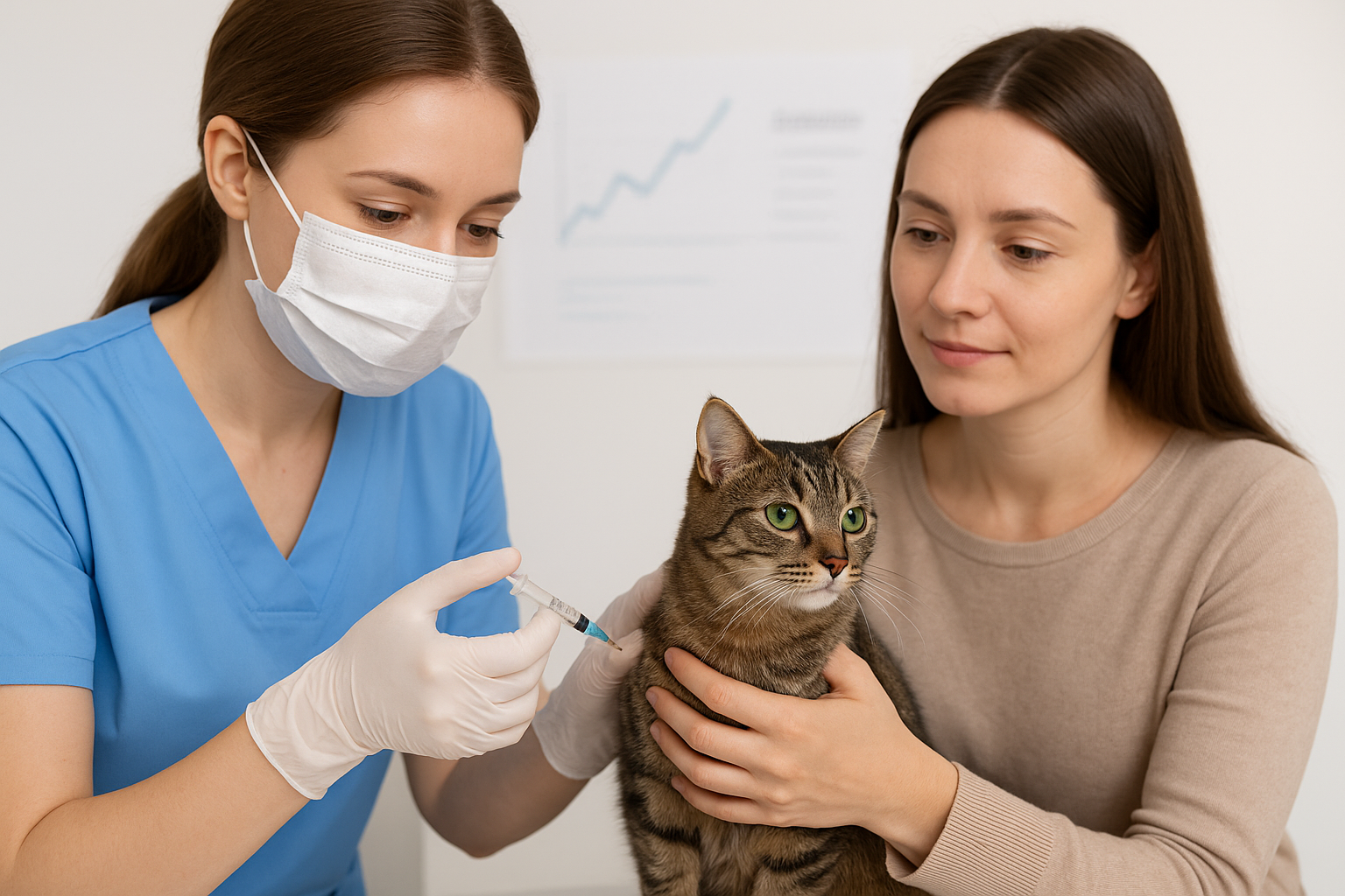 고양이 에방접종 이미지