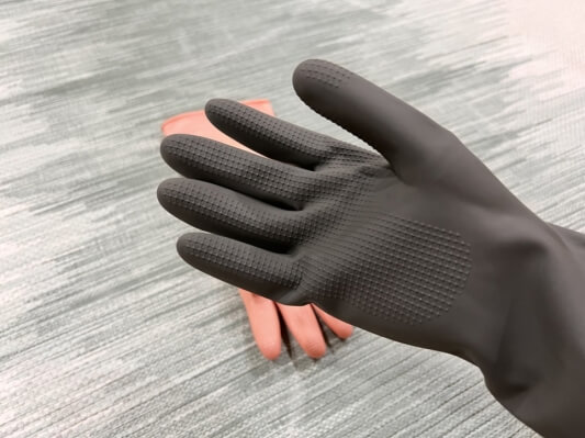 생활공작소 고무장갑 손바닥 사진