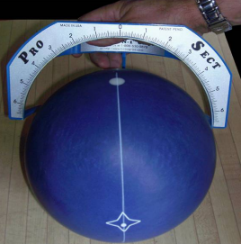 비대칭 코어 기준선 긋기