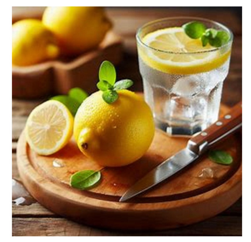 레몬물 이미지
