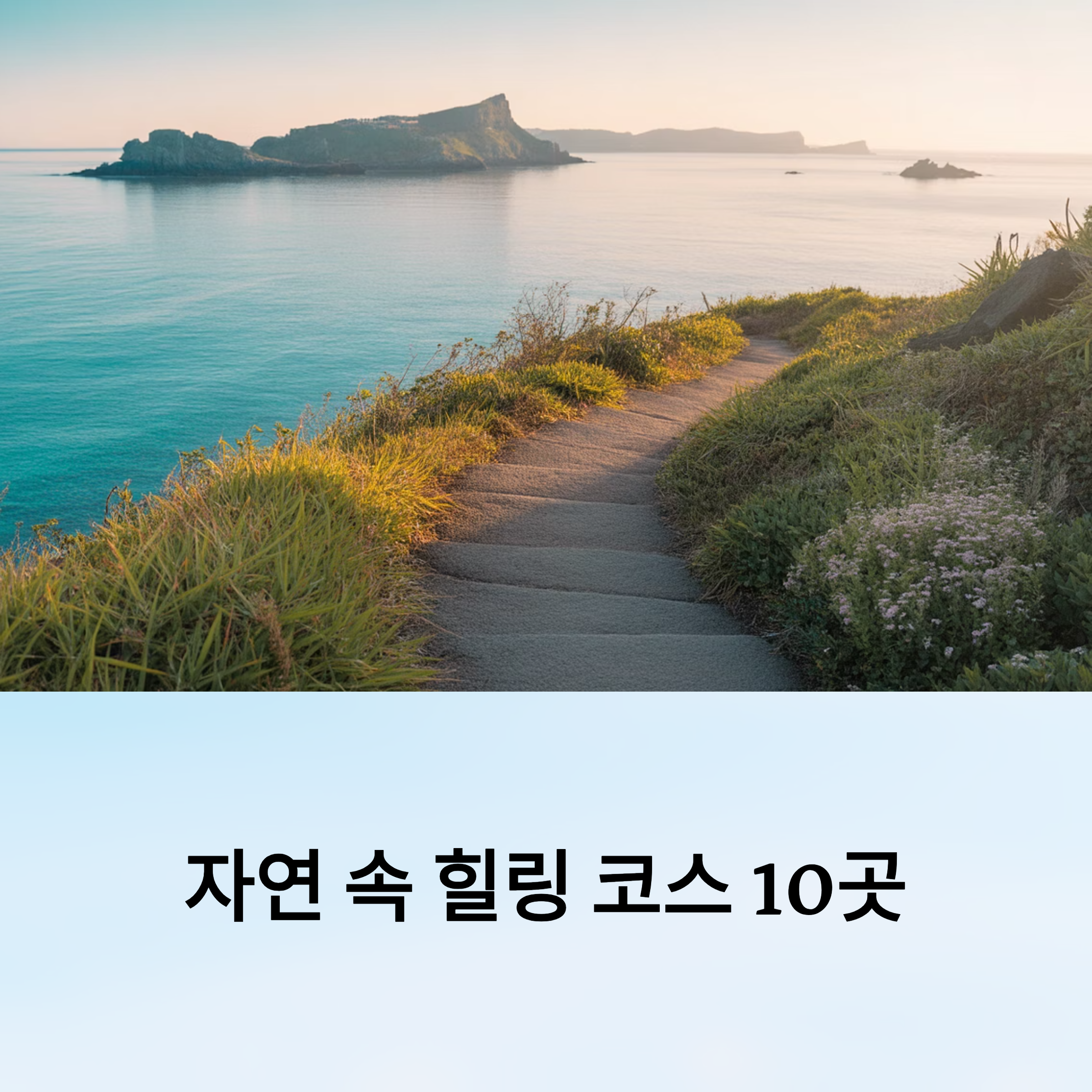 한적한 자연지대, 도심 탈출 힐링 완벽 코스