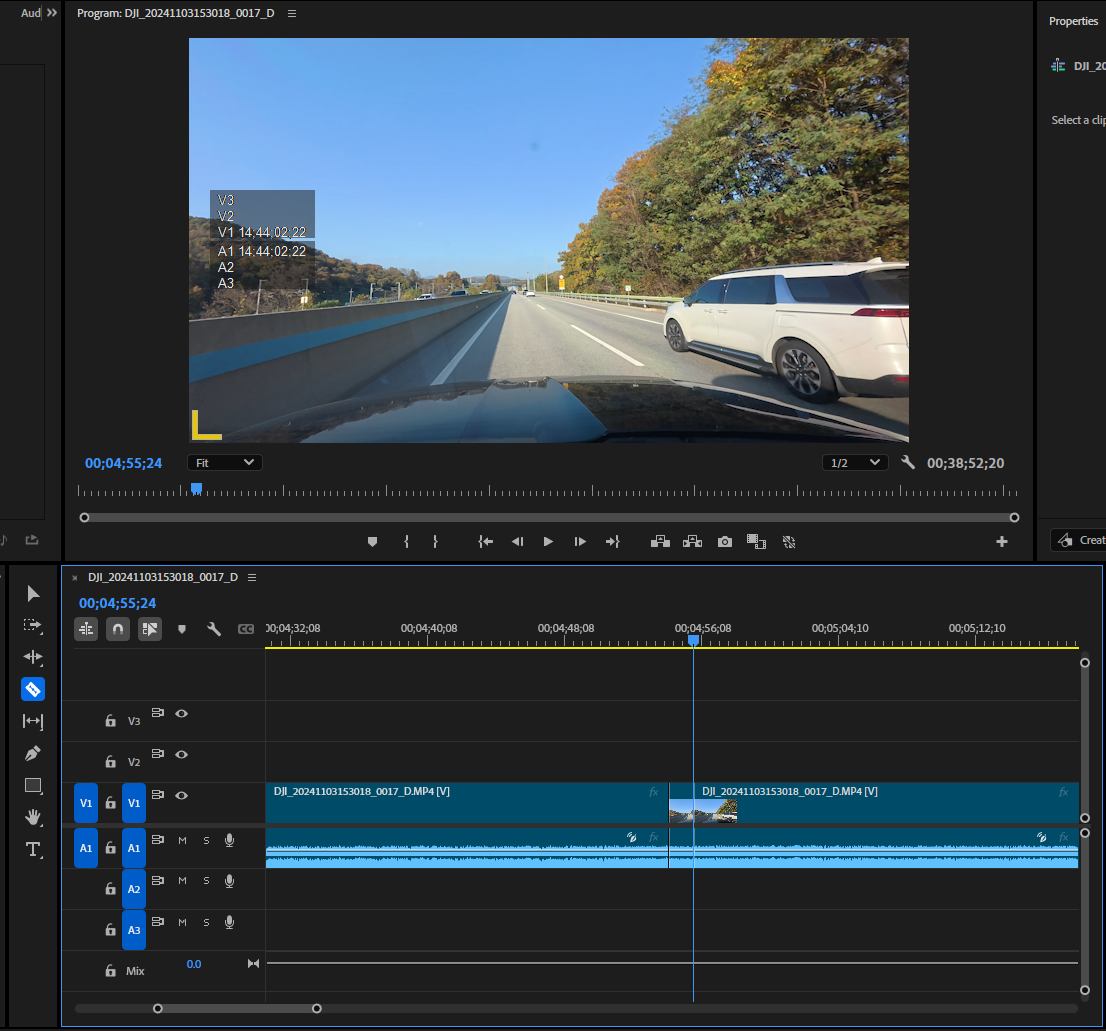 번호판이 사라진 부분 컷
