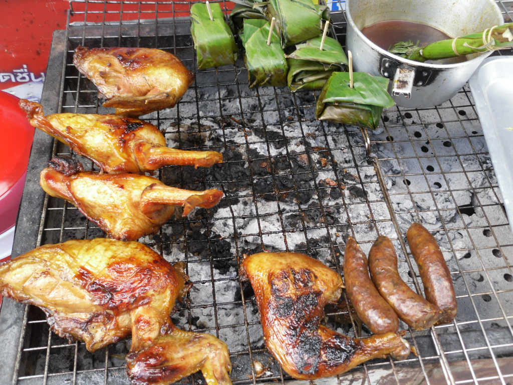 숯불에 구운 치킨