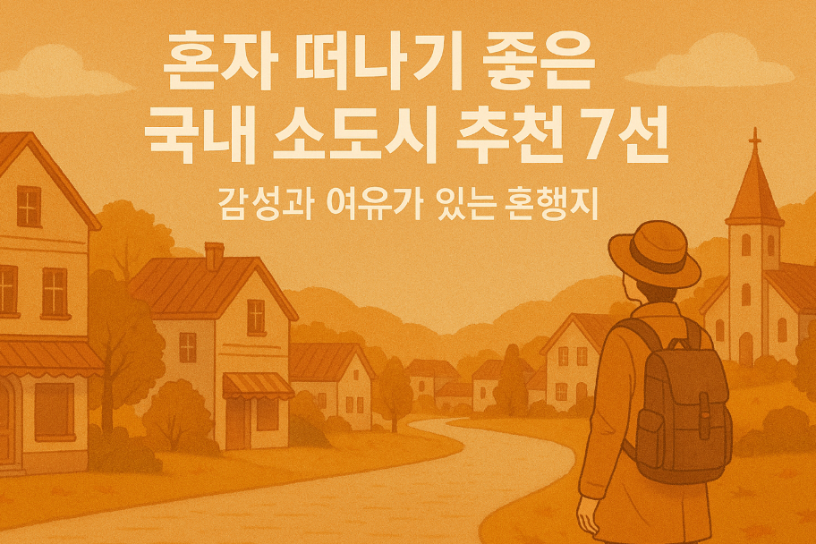 홀로 여행 가능한 소도시들