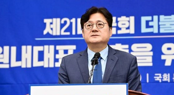 친명 홍익표 원내대표 선출 및 행보
