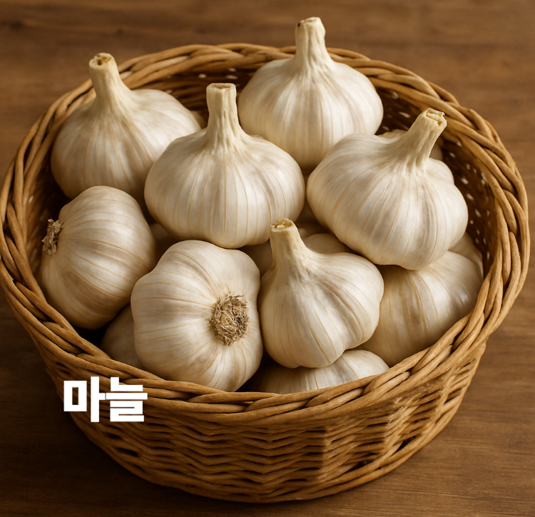 알싸한 향 매운맛 알리신 비타민 항균 항바이러스 항암 마늘 효능 영양성분