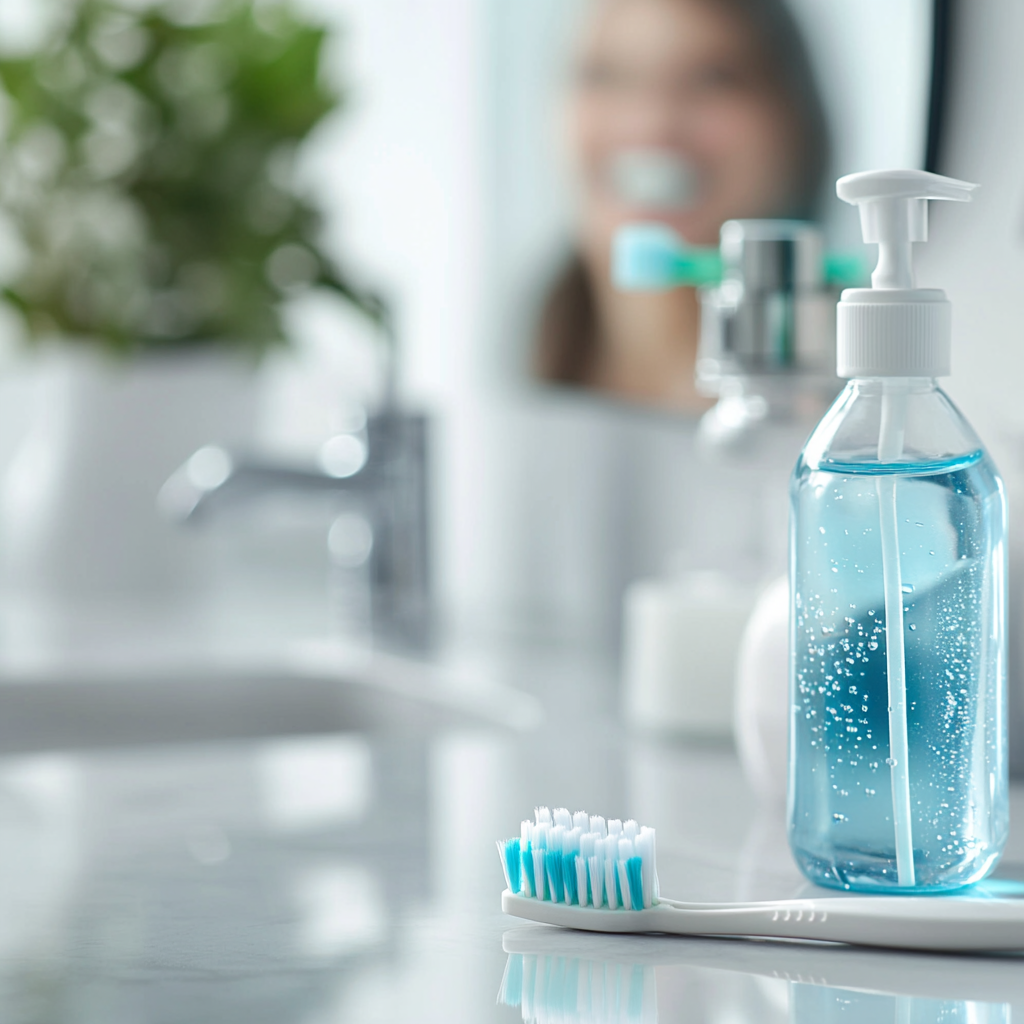 틀니와 가글 사용 시 주의사항