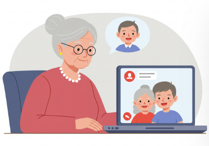 노년기 sns활용법과 장점