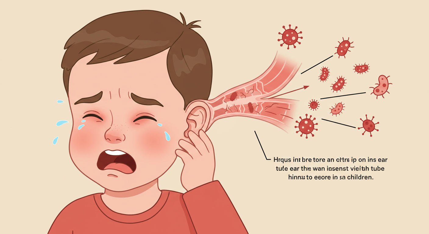 소아 중이염, 왜 자주 걸릴까? (소아 중이염)